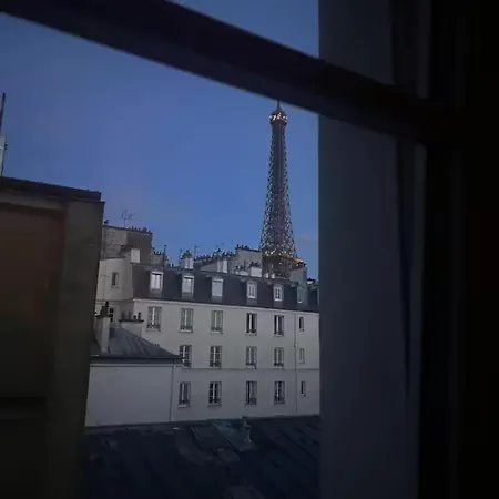Parisian Charm With Eiffel View 2min From Eiffel Tower Gardens